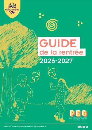 Guide de la rentrée - 2026/2027
