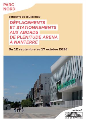 Vos déplacements aux abords de Plenitude Arena à Nanterre