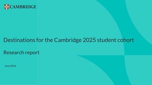 Cambridge Destinations Survey 2025