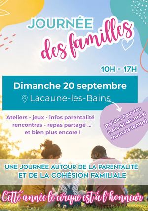 Programme Journée Familles 2026