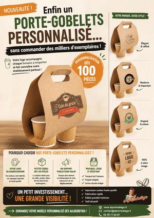 Porte Gobelets Personnalisé Alp