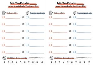 Méthode To Start List A4