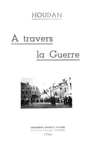 Livret Houdan Pendant La Guerre