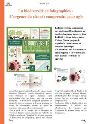 La Biodiversité En Infographies L'urgence Du Vivant Comprendre Pour Agir Cortex Sciences Chronique 2026
