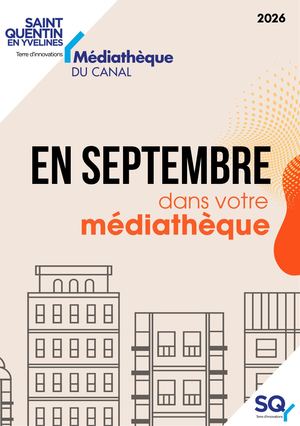 Médiathèque du Canal : animations du mois de septembre 2026