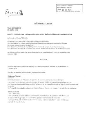 Décision 20 08 26