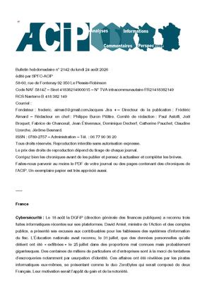 Acip No 2142 Du 24 Aout 2026