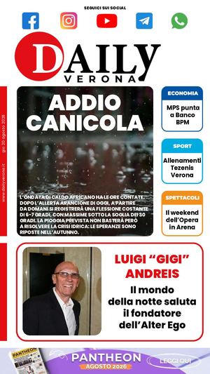 Daily Verona 20 Agosto 2026
