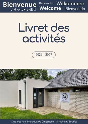 CAMDG - Livret des activtiés 2026 - 2027
