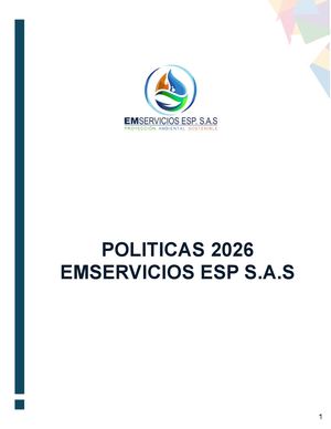 POLITICAS 2026