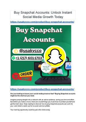Buy Snapchat Accounts Unlock Instant Social Media Growth Today