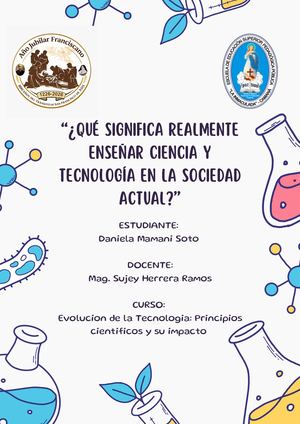 Ensayo Daniela Ciencia Y Tecnologia Viii