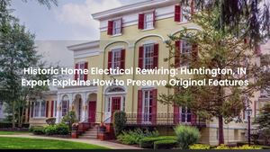Historic Home Electrical Rewiring: Huntington, IN Expert Explains How to Preserve Original Features