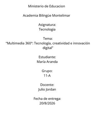 Proyecto De Tecnologia Pdf