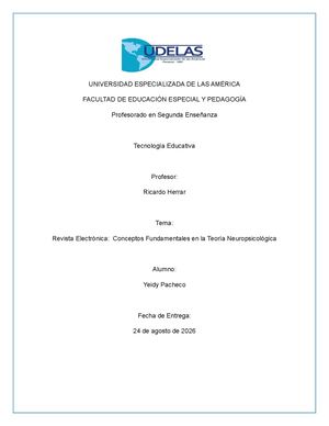 Concepto Neuropsicologia