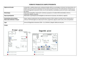 Formato Trabajo De Campo Moteros Cda