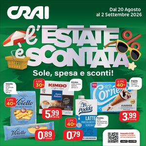 Volantino Crai Sardegna  dal 20 agosto al 2 settembre