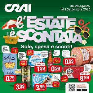 Volantino Crai Tirreno dal 20 agosto al 2 settembre