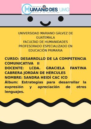 ÁLbum Estrategias Para Desarrollar La Expresión Y Apreciación De Otros Len 20260820 230843 0000