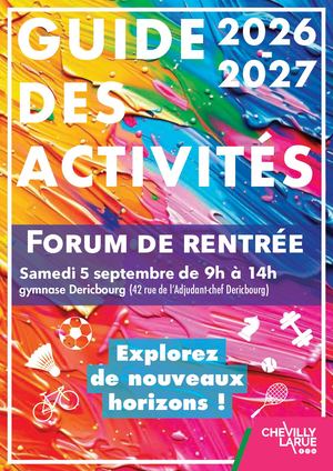 Guide des activités 2026-2027