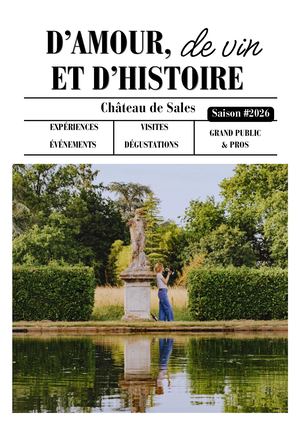 Présentation oenotouristique Château De Sales
