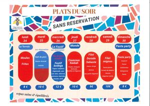Menu Du 24 Au 30 Aout 2026