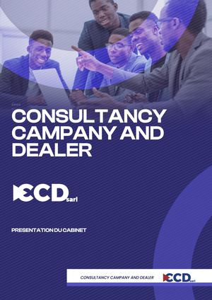 Consultancy Company And Dealer