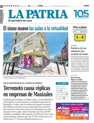 Portada 21 de agosto del 2026