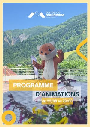 Programme d'Animations du 22/08 au 29/08