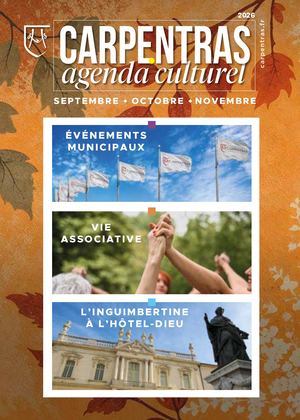 Agenda culturel automne 2026