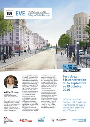 Dépliant Bus EVE