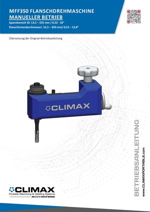 MFF350 Operating Manual G German