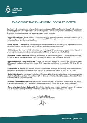 Engagement environnemental social et sociétal