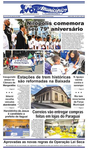 Edicao3670vozdosmunicipios, 21 a 27 de agosto de 2026