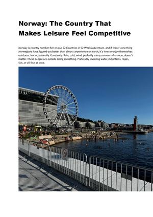Norway Issue 2 Article