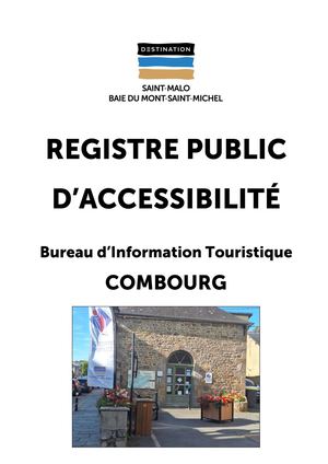 Registre Accessibilité Bit Combourg