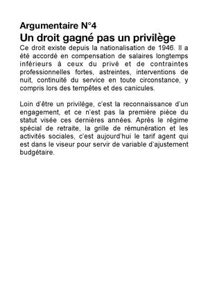 Argumentaire N°4
