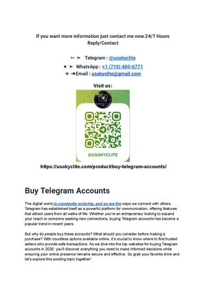 Top 400 Websites To Buy Telegram Accounts In 2026 Us,(safe & Trusted)
