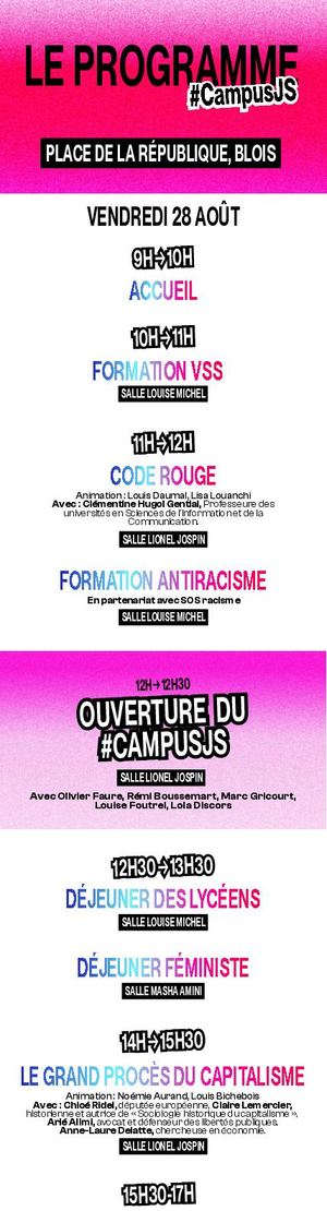 Le Programme du #CampusJS 2026