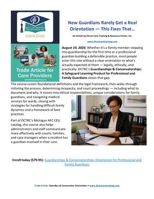Guardianship Conservatorship Blog Post Trade Article
