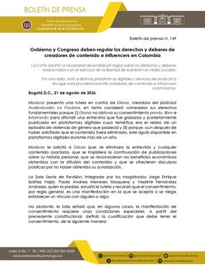Boletín Corte Constitucional