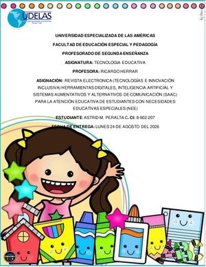 Revista Tecnlogia Tecnologias Innovacion Inclusiva