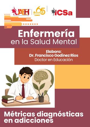 Métricas diagnósticas en adicciones