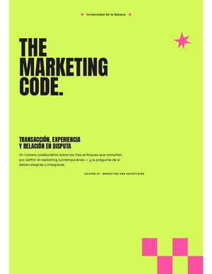 Casallas, Ospina, Molano, González, Hernández The Marketing Code
