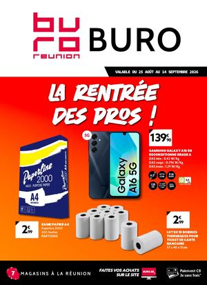 CATALOGUE BURO RÉUNION - LA RENTRÉE DES PROS 2026