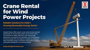 Crane Rental For Wind Power Projects