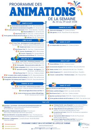 Animations 2026 Le Croisic 22 08 29 08