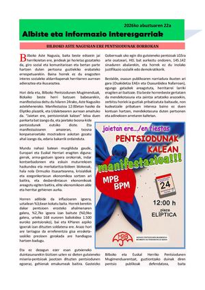 Albisteak Noticias Abuztuak 22 Agosto