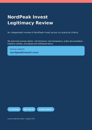 Nord Peak Invest Legitimacy Review