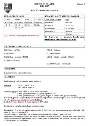 Annexe 2 Fiche Infos Générales 2026 2027